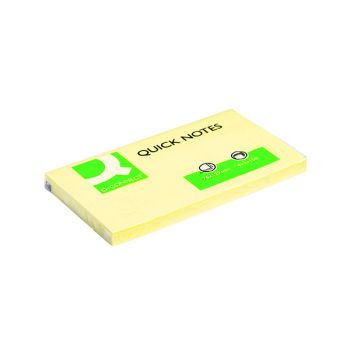 Q-Connect Quick Notes 76 x 127mm Yellow (Pack of 12) KF10503