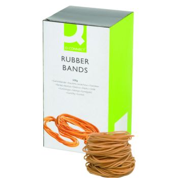 Q-Connect Rubber Bands No.18 76.2 x 1.6mm 500g KF10526