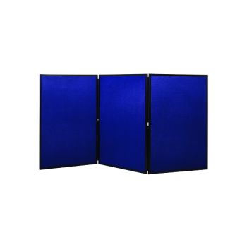 Q-Connect Display Board 3 Panel Blue/Grey DSP330513