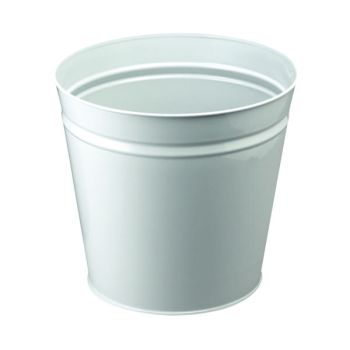 Q-Connect Metal Waste Bin 15 Litre Grey KF12011