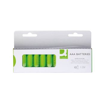 Q-Connect AAA Alkaline Batteries Pack of 12 KF14342