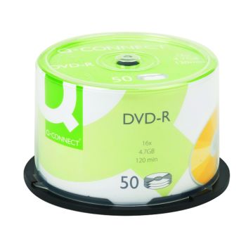 Q-Connect DVD-R 4.7GB Cake Box (Pack of 50) KF15419