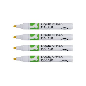 Q-Connect Chalk Markers Medium Tip White Pack of 4 KF16282