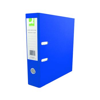 Q-Connect 70mm Lever Arch File Polypropylene A4 Blue (Pack of 10) KF20020