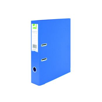 Q-Connect 70mm Lever Arch File Polypropylene Foolscap Blue (Pack of 10) KF20026
