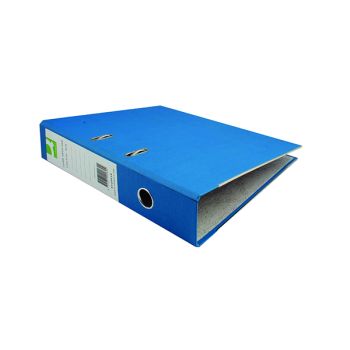 Q-Connect Paper-Backed Blue Lever Arch Foolscap File