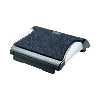 Q-Connect Ergonomic Footrest Black/Silver KF20075