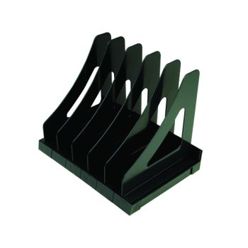 Q-Connect Executive Book Rack Black KF21692