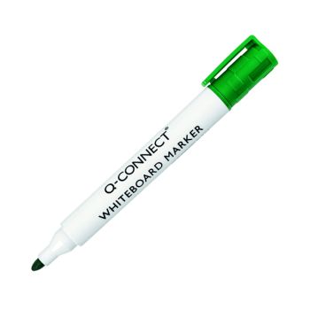 Q-Connect Drywipe Marker Pen Green (Pack of 10) KF26009