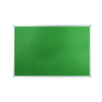 Q-Connect Aluminium Frame Felt Noticeboard with Fixing Kit 1800x1200mm Green 54034205