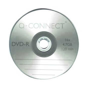 Q-Connect DVD-R Slimline Jewel Case 4.7GB ( 16x speed DVD-R, 120 minute capacity) KF34356