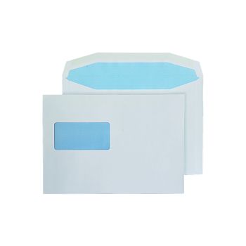 Q-Connect Machine Envelope 162x238mm Window Gummed 80gsm White (Pack of 500) KF71434