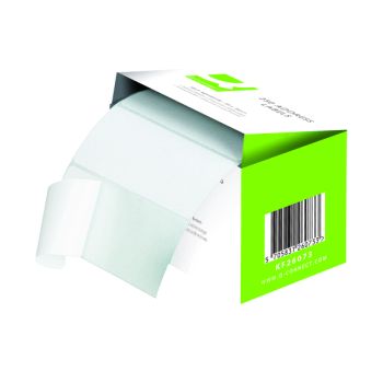 Q-Connect Address Label Roll Self Adhesive 76x50mm White (Pack of 1500) 9320029