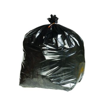 2Work Heavy Duty Refuse Sack Black (Pack of 200) KF73376