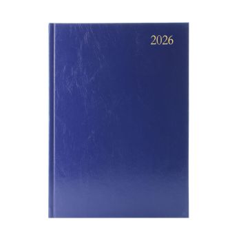 5 Star Desk Diary 2 Day Per Page A5 Blue 2026 KFA52BU26