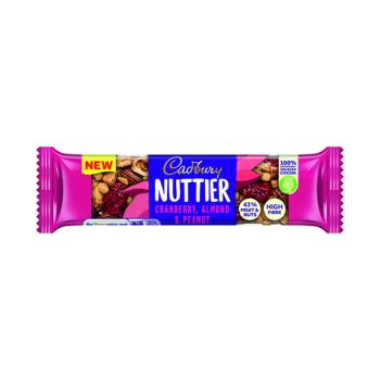 Cadbury Nuttier Cranberry/Almond Chocolate 40g (Pack of 15) 4260511