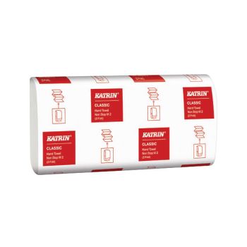 Katrin Classic Hand Towel Non Stop M2 Wide 160 Sheets White (Pack of 25) 61570