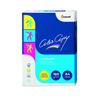 Color Copy A4 Paper 160gsm White (Pack of 250) CCW0324