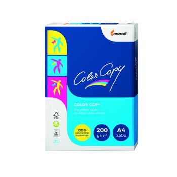 Color Copy A4 Paper 200gsm White (Pack of 250) CCW0325