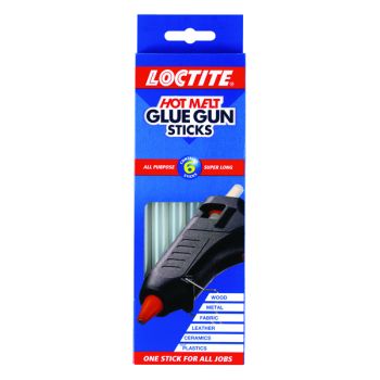Loctite Hot Melt Glue Stick 200mm x 11mm (Pack of 6)