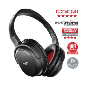 Lindy BNX-60 Wireless Active Noise Cancelling Headphones Matt Black 73136