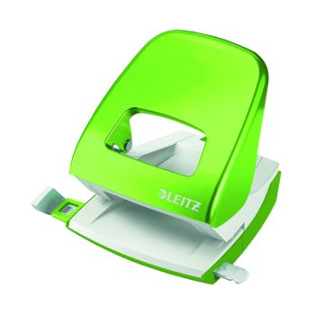 Leitz NeXXt WOW Metal Office Hole Punch 30 sheets Green 50081054