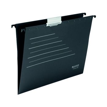 Leitz Alpha Recycle Suspension File A4 Black (Pack of 10) 19210095