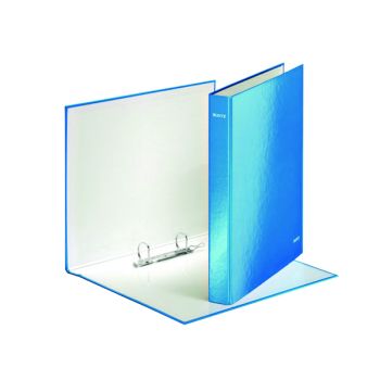 Leitz Wow 2 D-Ring Binder 25mm A4 Plus Blue (Pack of 10) 42410036