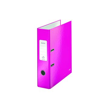 Leitz Wow 180 Lever Arch File 80mm A4 Pink  (Pack of 10) 10050023