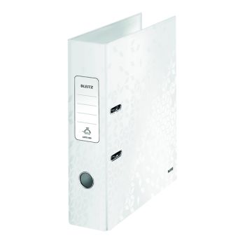 Leitz 180 WOW Lever Arch File A4 80mm White (Pack of 10) 1005001