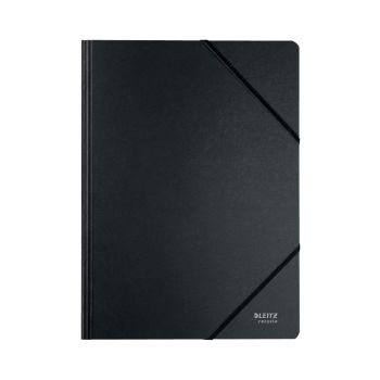 Leitz Recycle Card Folder Elastic Bands A4 Black Pack of 10 39080095