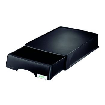 Leitz Plus Letter Tray With Drawer Unit Black 52060001