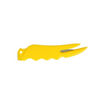 Cruze Yellow Safety Tape/Packing Cutter