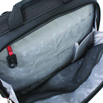 Gino Ferrari Helios Business Bag 16in Black (Features padded compartment for 16 inch laptops) GF542 - DISCONTINUED