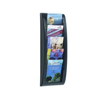 Fast Paper Quick Fit System Wall Display 5 x A5 Black F406301