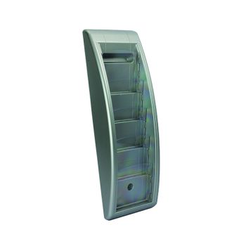 Fast Paper Quick Fit System Wall Display 5 x A5 Silver 4063.35