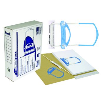 Arnos 3-Part File Fasteners Self Adhesive (Pack of 100) F502CB