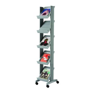 Fast Paper Mobile Literature Display Silver 259N.35