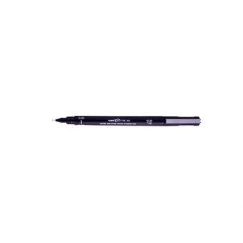 Uni-Ball PIN005-200 S Fineliner Pen 0.05mm Black (Pack of 12) 798801000