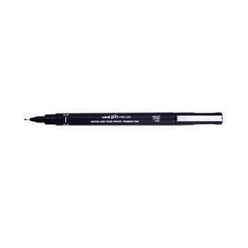 Uni-Ball PIN08-200 S Fineliner Pen 0.8mm Black (Pack of 12) 482380000