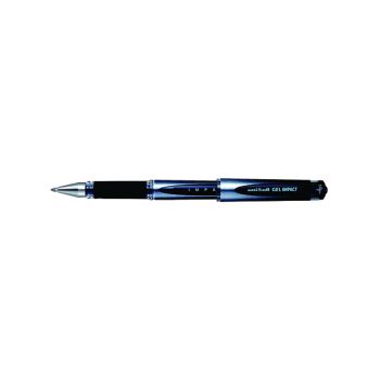 Uni-Ball Gel Impact Rollerball Pen 1.0mm Black (Pack of 12) 9006050