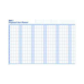 Mark-it Perpetual Year Planner (W900 x H600mm) PYP
