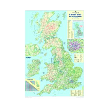 Map Marketing British Isles Motoring Laminated Map BIM - DISCONTINUED