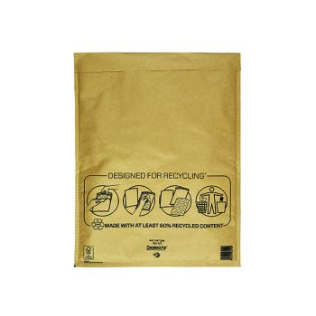 Mail Lite Bubble Lined Postal Bag Size K/7 350x470mm Gold (Pack of 50) MLGK/7 - DISCONTINUED