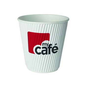 Mycafe 12oz Ripple Wall Hot Cups (Pack of 500) HVRWPA12V