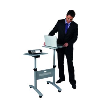 Nobo Multimedia Projection Trolley - Twin Platform 1900791 - DISCONTINUED