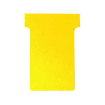 Nobo T-Card Size 3 80 x 120mm Yellow (Pack of 100) 2003004