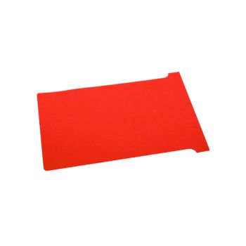 Nobo T-Card Size 3 80 x 120mm Red (Pack of 100) 2003003