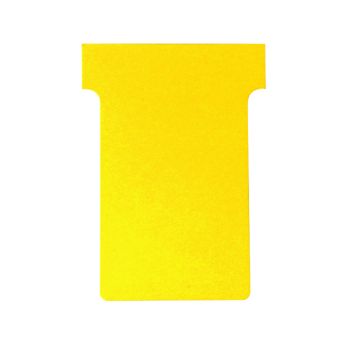 Nobo T-Card Size 4 112 x 180mm Yellow (Pack of 100) 2004004