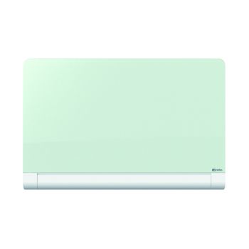 Nobo Impression Pro Glass Magnetic Whiteboard Concealed Pen Tray 1900x1000mm White 1905193